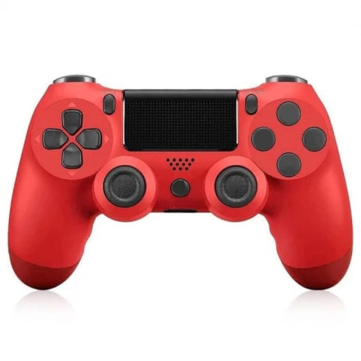 Wireless Gaming Controller with Touch Panel and Dual Vibration, Red