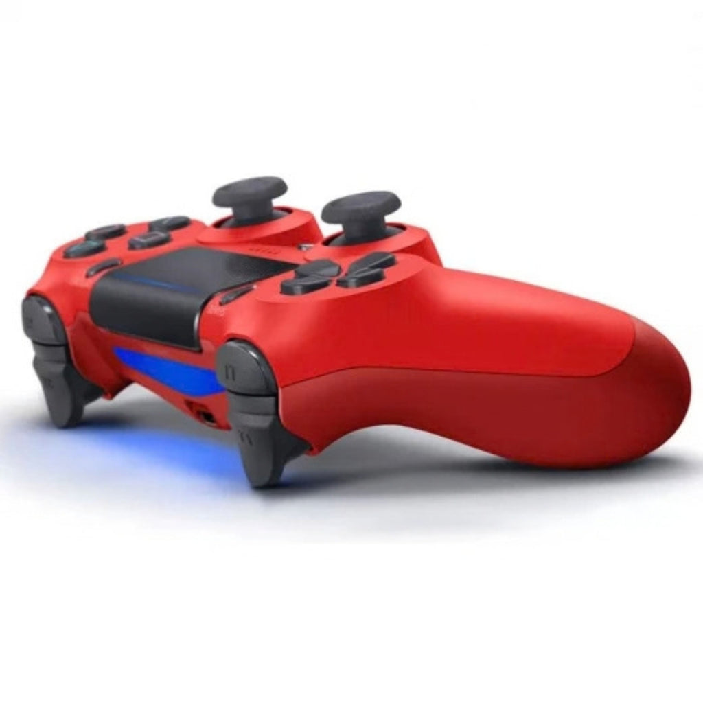 Wireless Gaming Controller with Touch Panel and Dual Vibration, Red