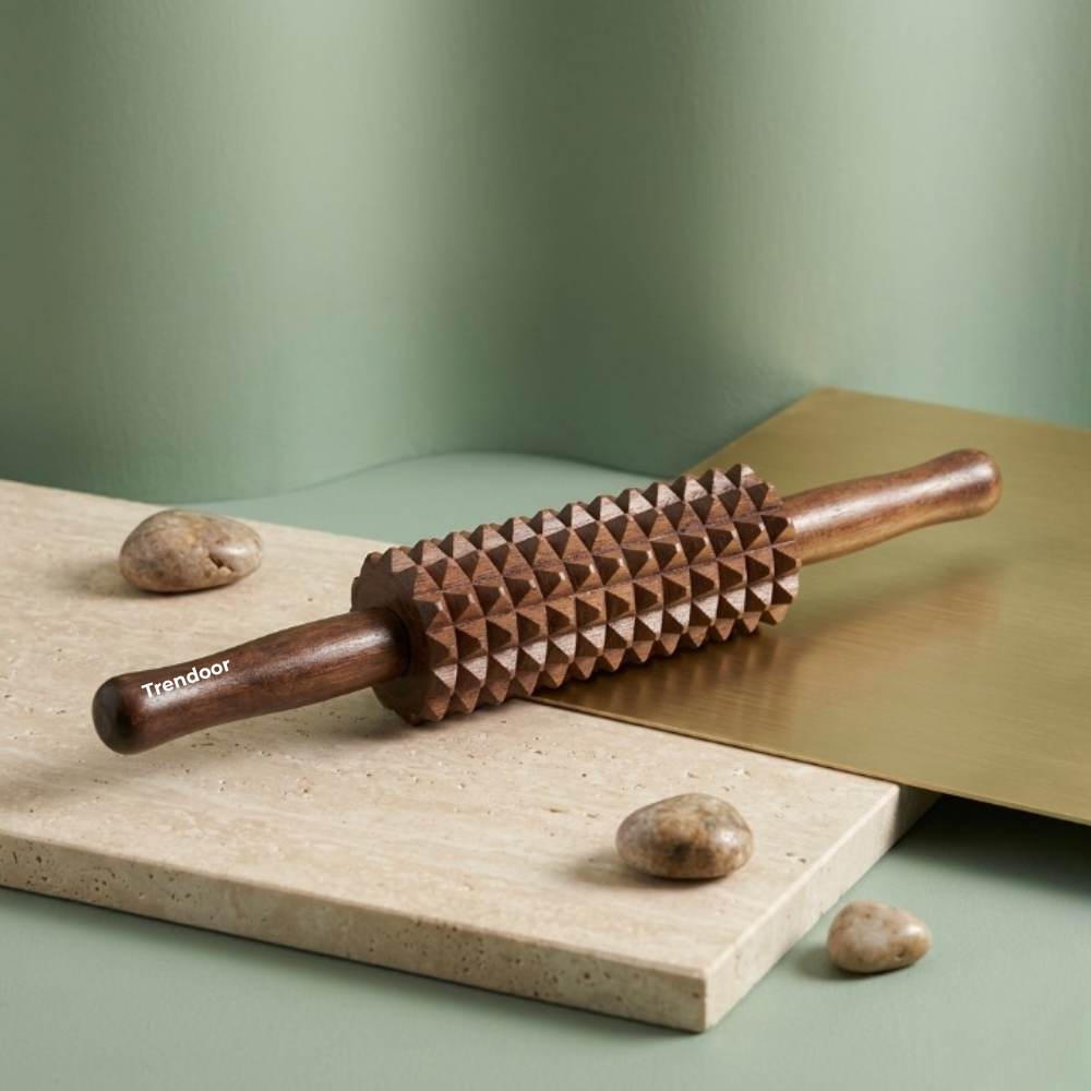Wooden Leg Massage Roller for Thighs and Calves