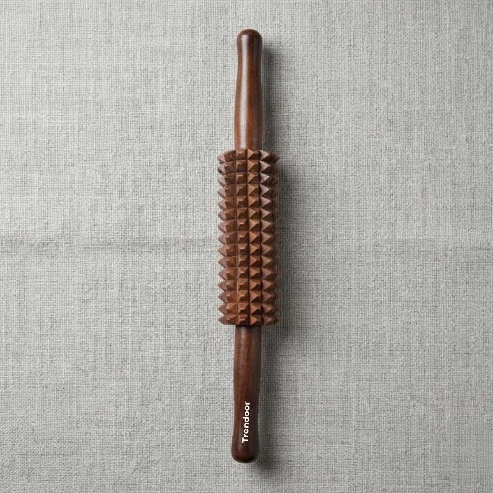 Wooden Leg Massage Roller for Thighs and Calves